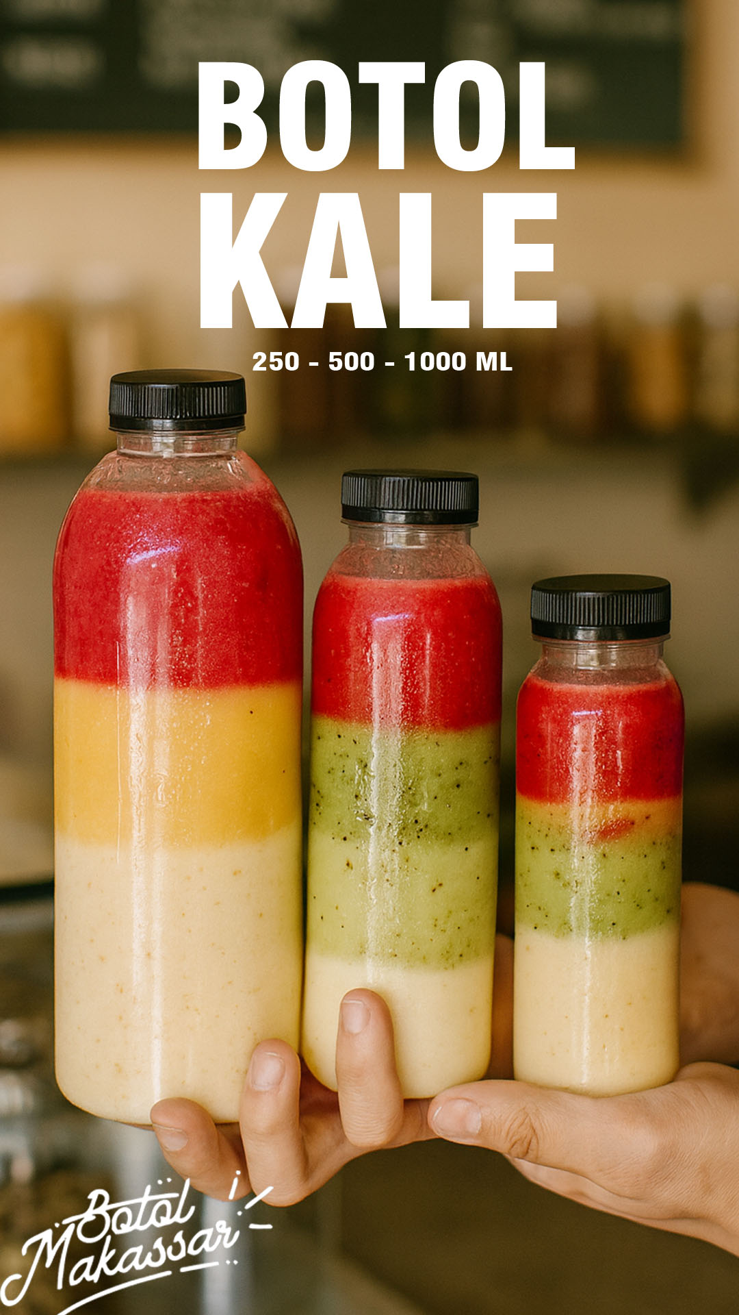 Botol Kale 250 ml, 500 ml, 1.000 ml